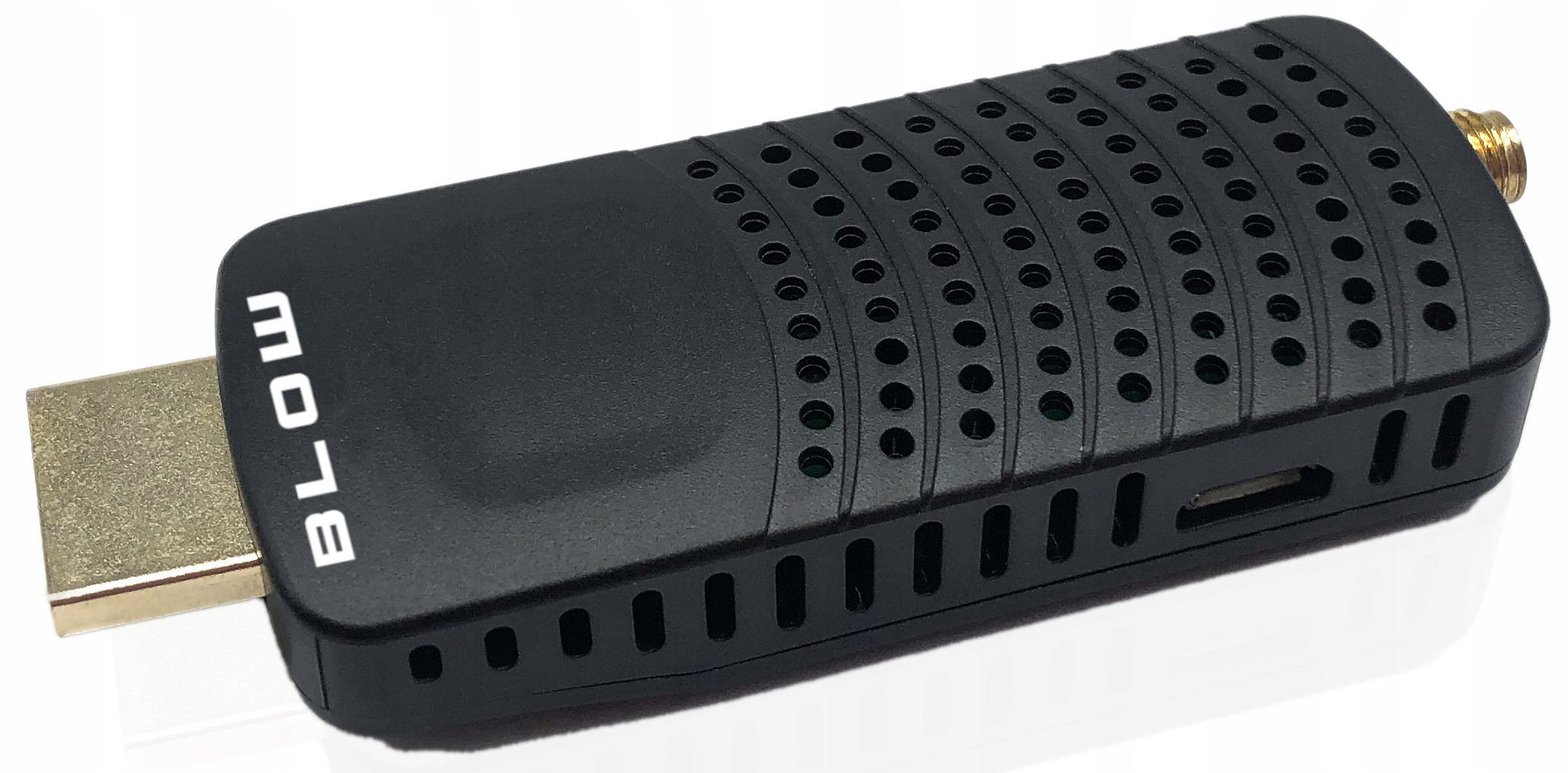 DEKODER TUNER TV DVB-T2 HEVC H.265 FULL HD MINI STICK PILOT BATERIE ZESTAW Model 7000 FHD mini