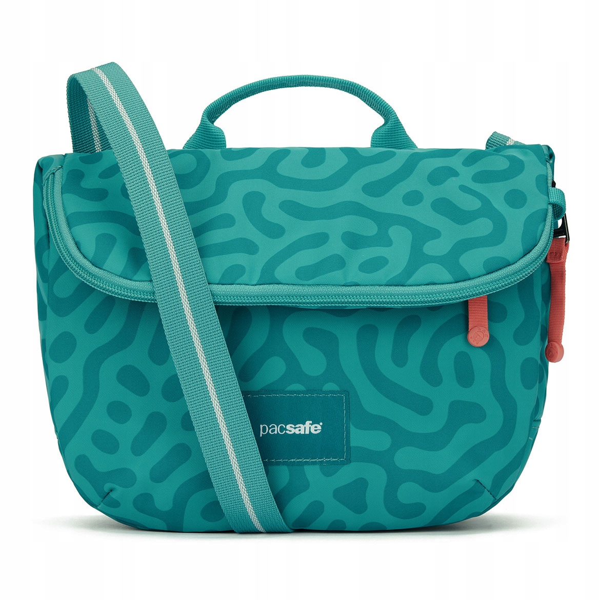Rozkládací dámská protikrádežová taška Pacsafe Go tyrkysová