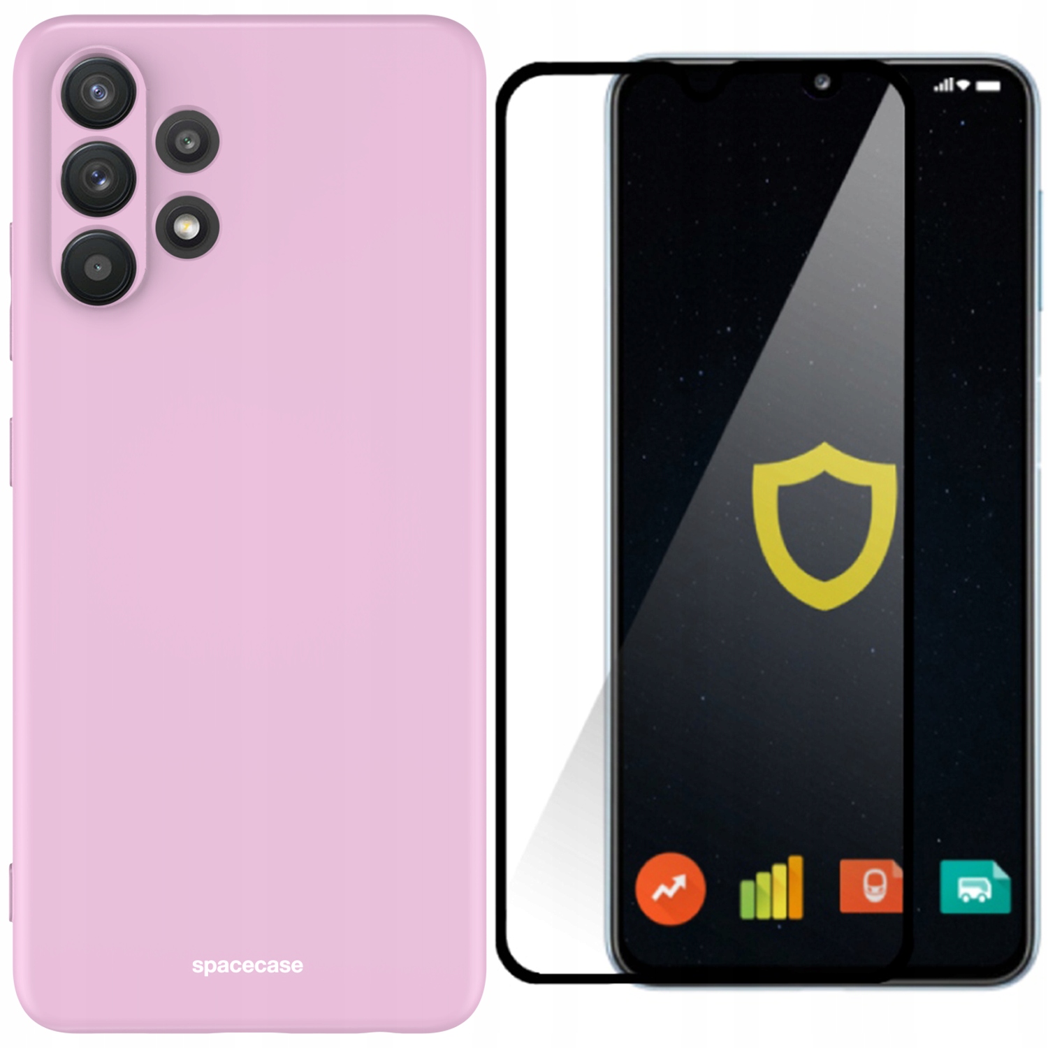 

Etui Matowe Spacecase Do Galaxy A32 4G Szkło