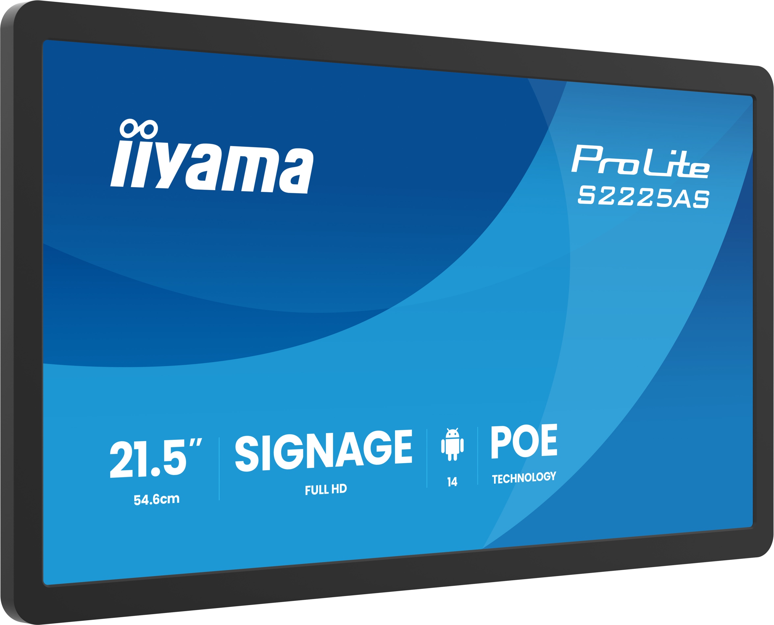 Profesionální digitální signage displej iiyama S2225AS-B1P 22 Ips Led,
