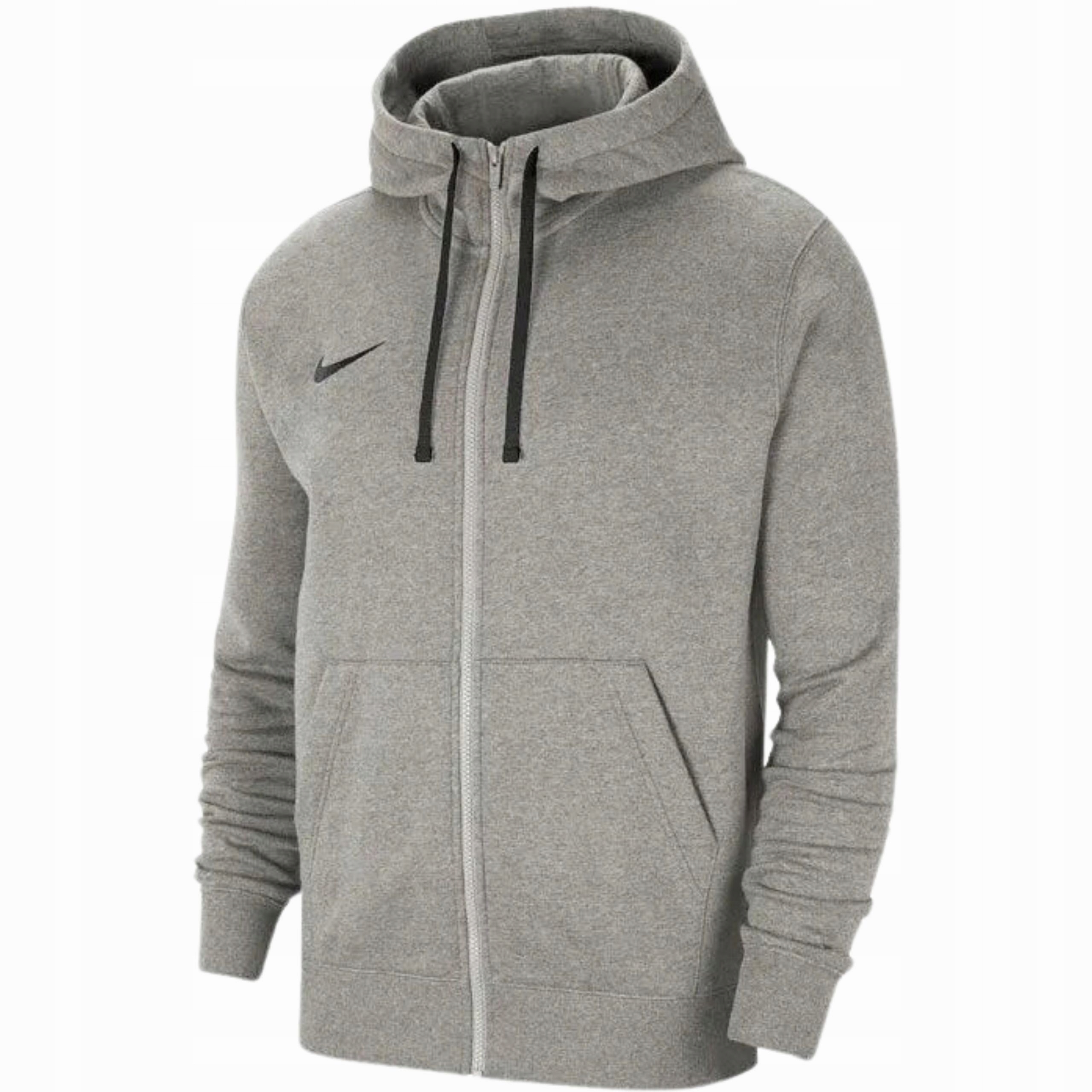 Nike Bluza Sportowa Bawełna Szara Popiel Rozpinana z kapturem XL