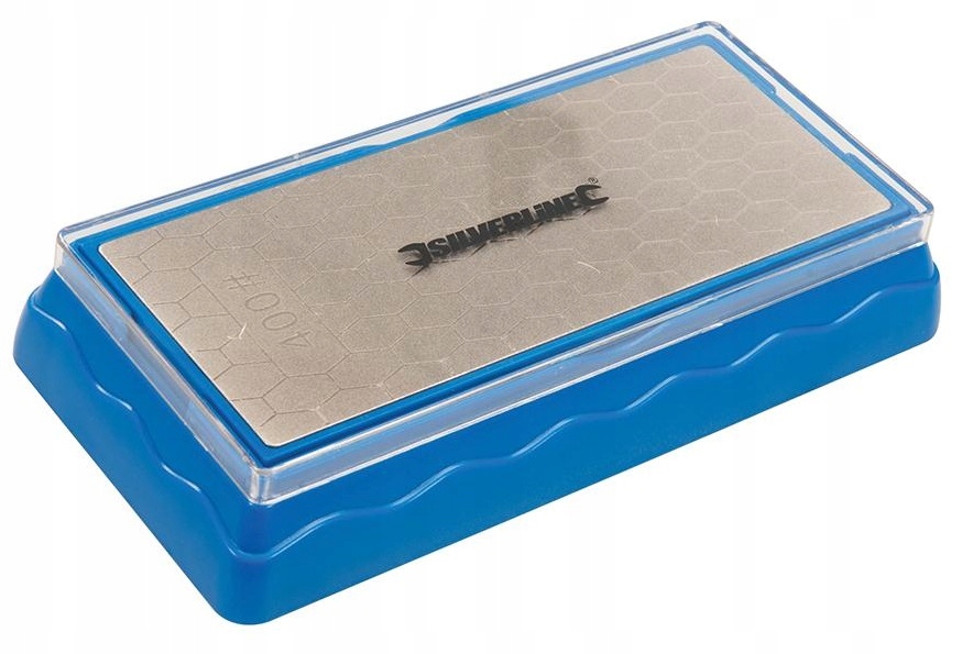 Dwustronna ostrzałka diamentowa z podstawą 400 / 1000 P Silverline 285829