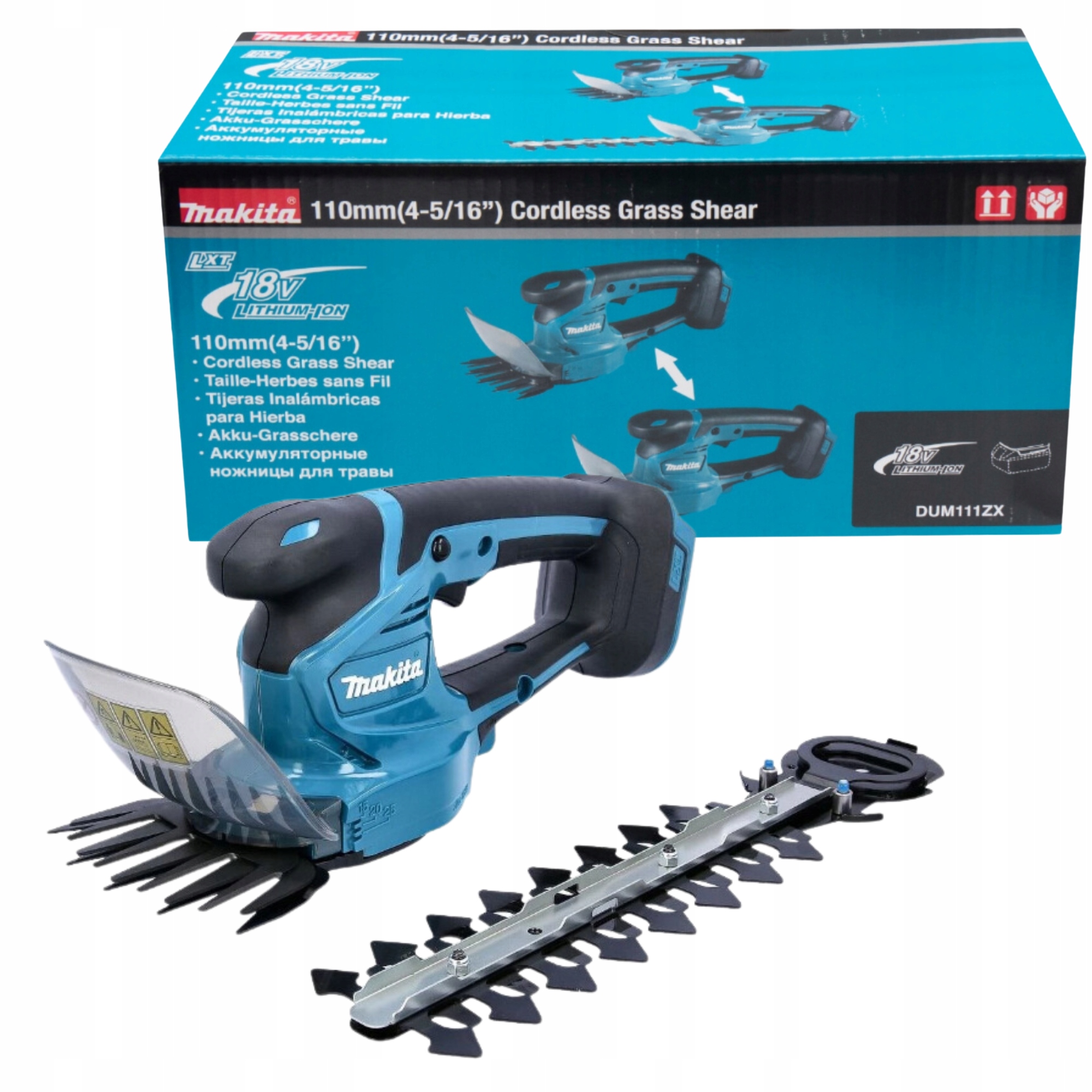 Nożyce Akumulatorowe do żywopłotu trawy krzewów Makita DUM111ZX 18V