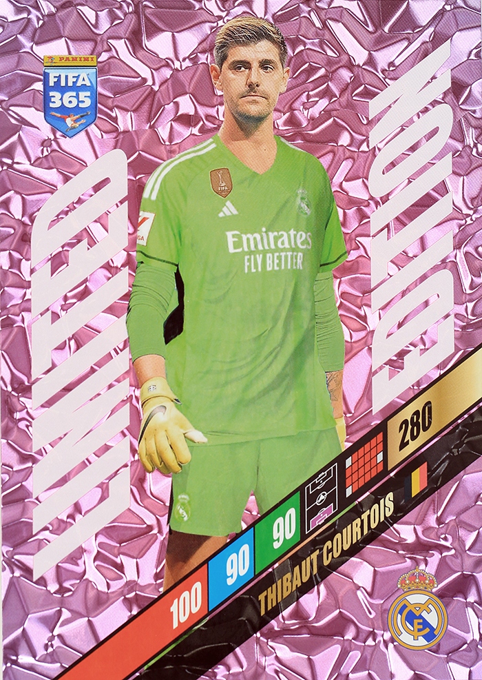 2024 Fifa Thibaut Courtois Duża karta XXL Limited Edition Real Madryt