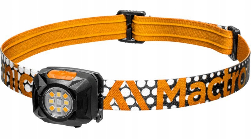 Čelovka, čelovka Mactronic Rebel oranžová AHL0061 Usb-c