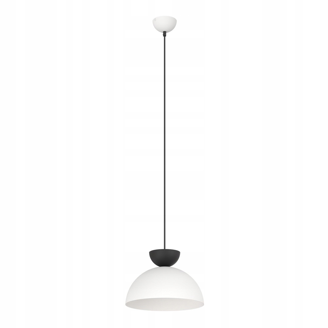Závesná lampa Emibig Lunaro biela/čierna 1xGX53 12W Max Led nastaviteľná výška