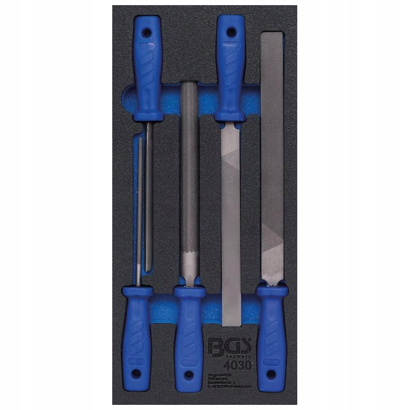 Vložka do zásuvky 1/3: sada 5 pilníků, Bgs 4030