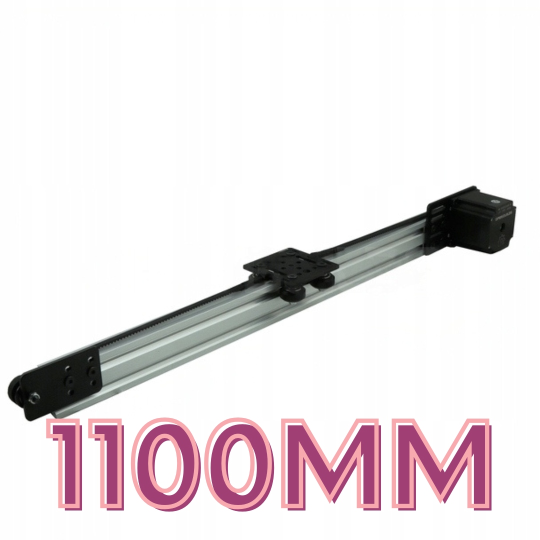 Lineární vedení 1100 mm V-Slot s ozubeným řemenem 3GT-NEMA 23 2,45 Nm