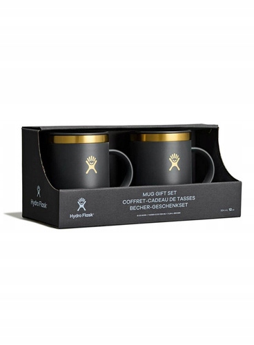 Sada 2 termohrnků 355 ml Hydro Flask Mug Gift Set černá barva
