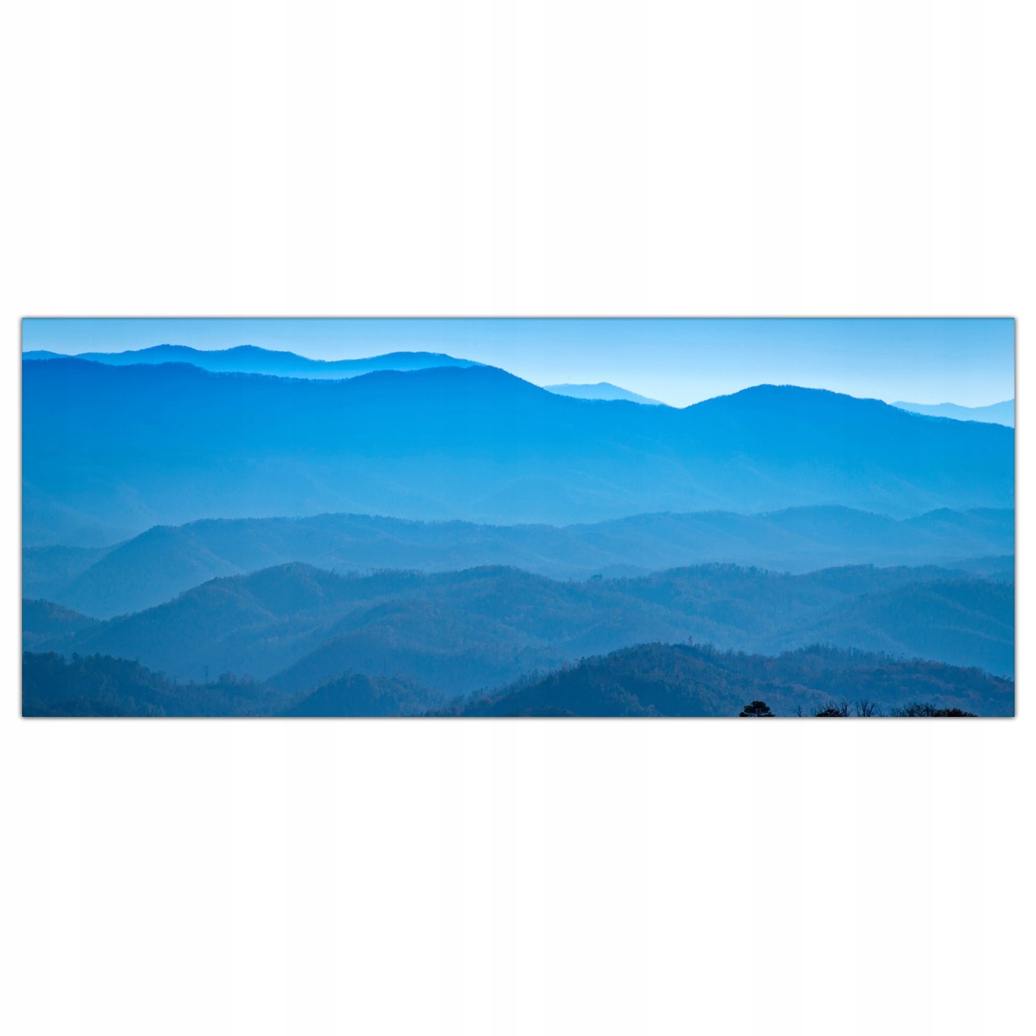 

Obraz Szklany Foto-obraz Mgła Góry Natura 125x50