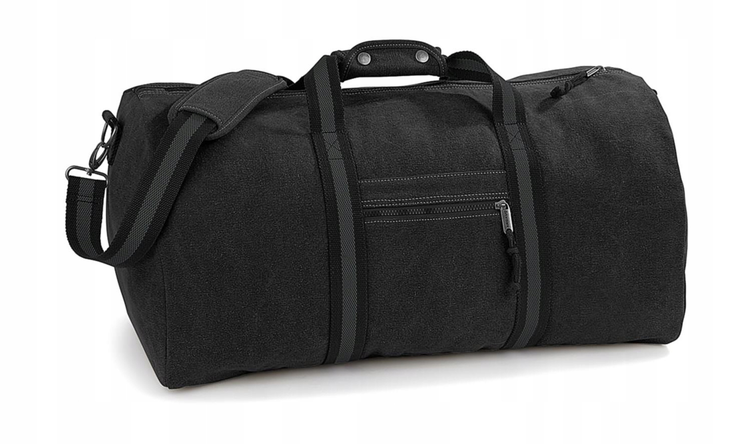 Velká dámská plátěná cestovní taška Quadra Vintage Black