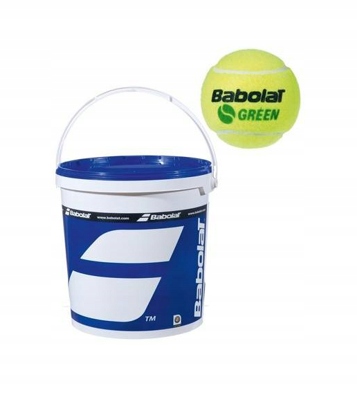 Piłki tenisowe Babolat Green ST2 wiadro 72 szt.