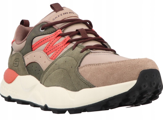 Skechers Pánské Trekové Boty S Kůží, Šněrovací, 40 Ž8W