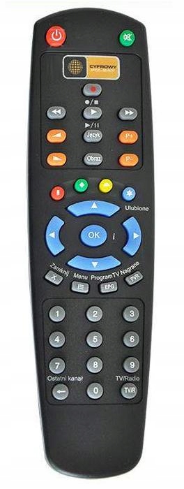 Pilot Cyfrowy Polsat Box do dekoderów HD 5000 pasuje też do 2000 3000 7000 Kod producenta HD5000