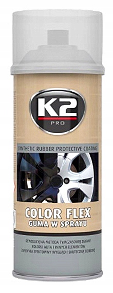 Bezbarwna 400ML K2 Color Flex Clear Guma W Sprayu