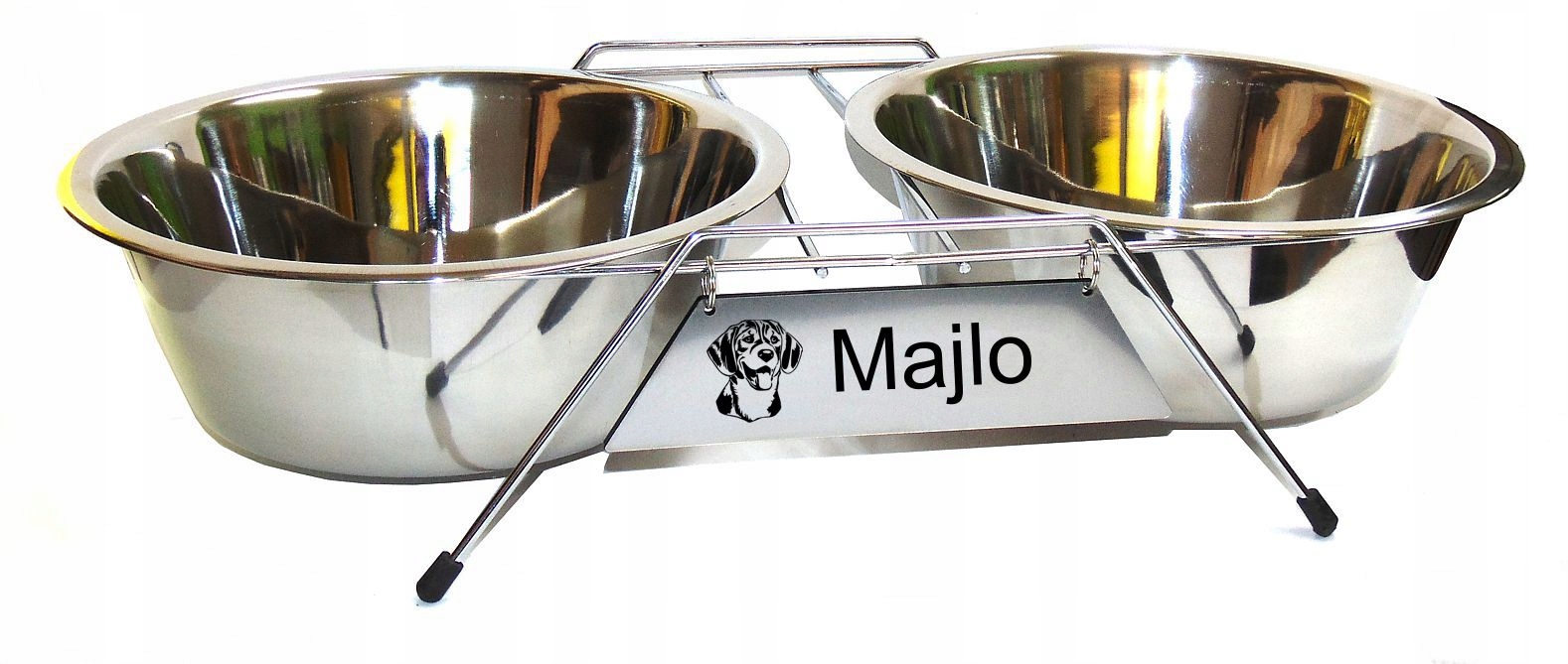 

Komplet Misek Na Stojaku 0,4 L Z Imieniem Psa