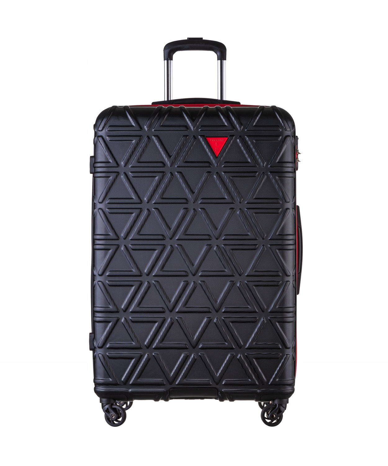 Walizka Duża Podróżna Na Kółkach Twarda ABS PUCCINI Czarna ABS018A 1 Stan opakowania oryginalne