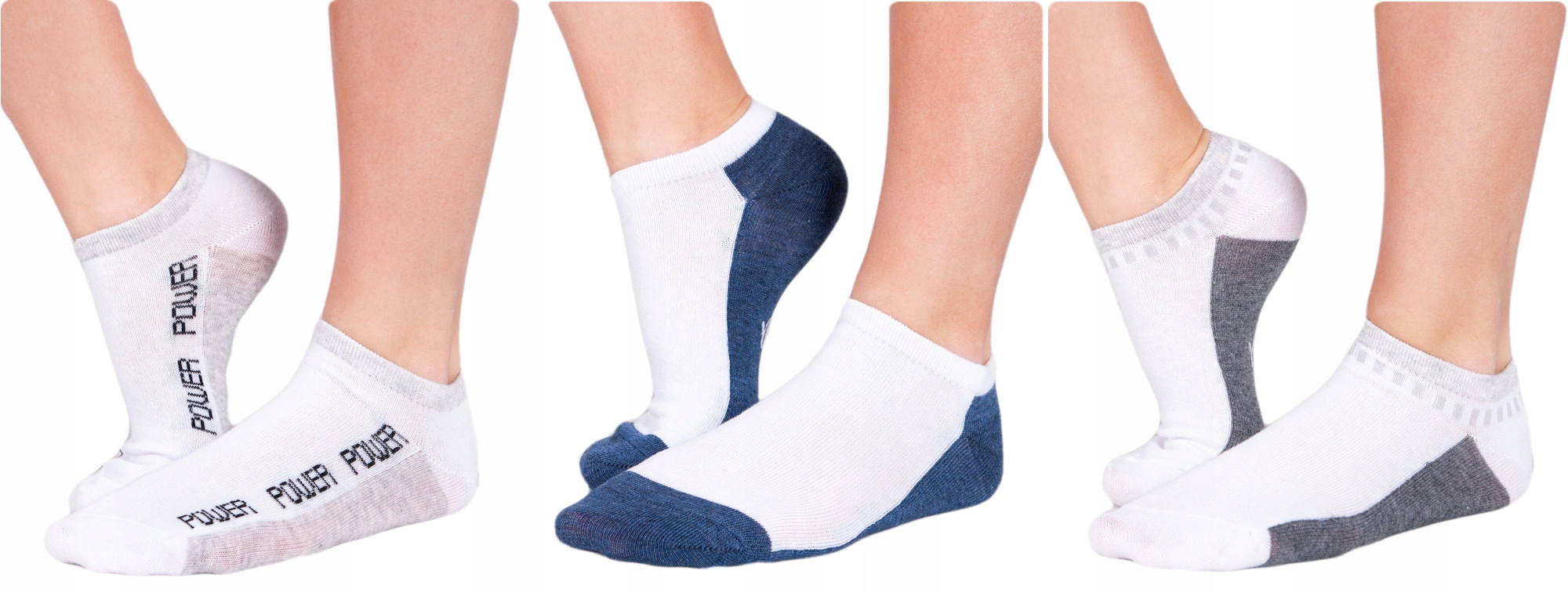 

Yo SKS-0028C Stopki sportowe 3pak 35/38