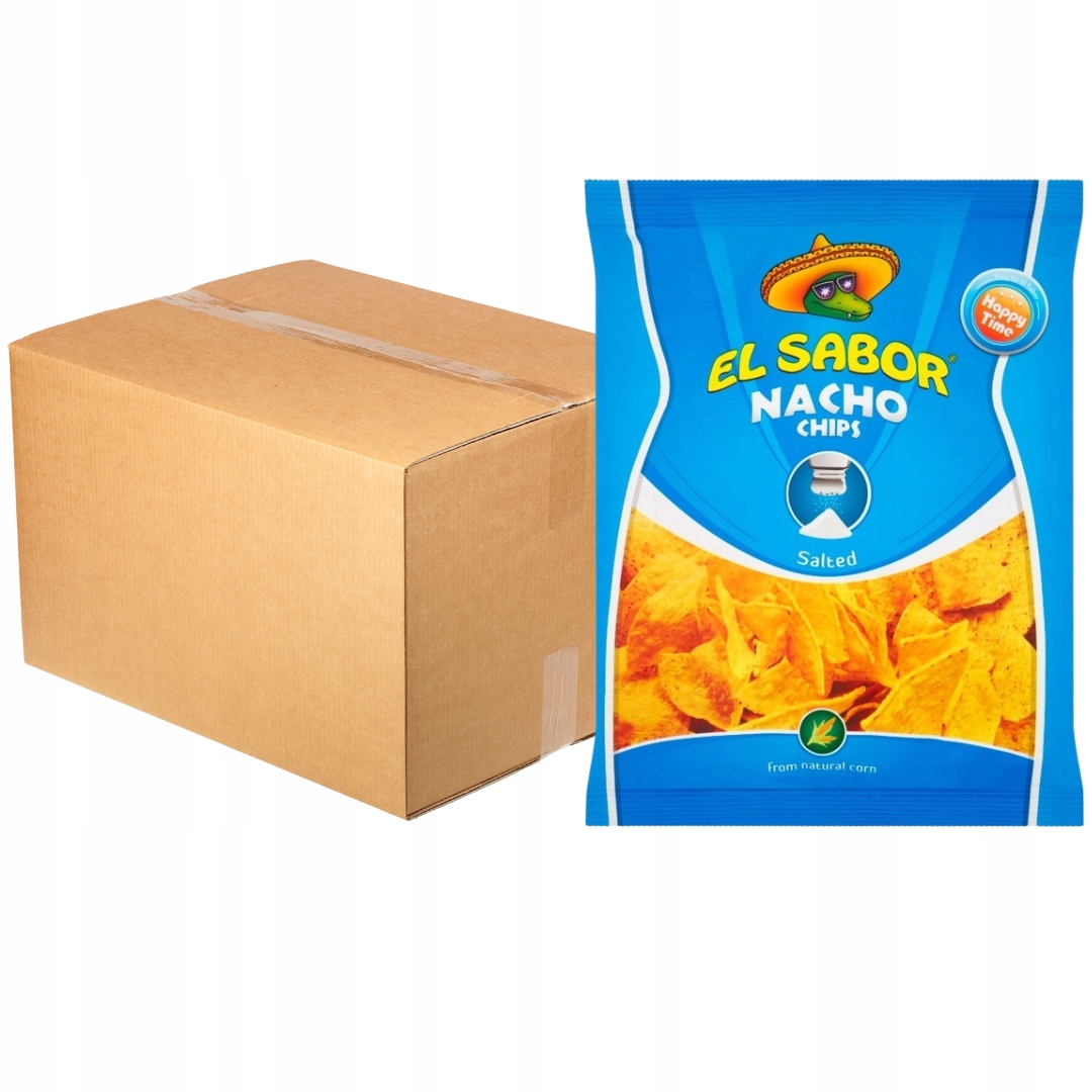 Levně El Sabor Nachos solené 100 g x 16 kusů