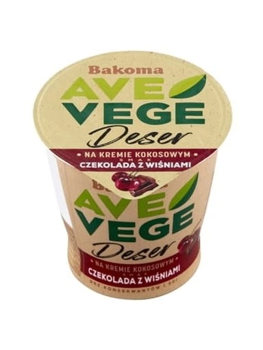 Levně 9x Dezert Ave Vege Čokoláda Višeň Bakoma 150 g