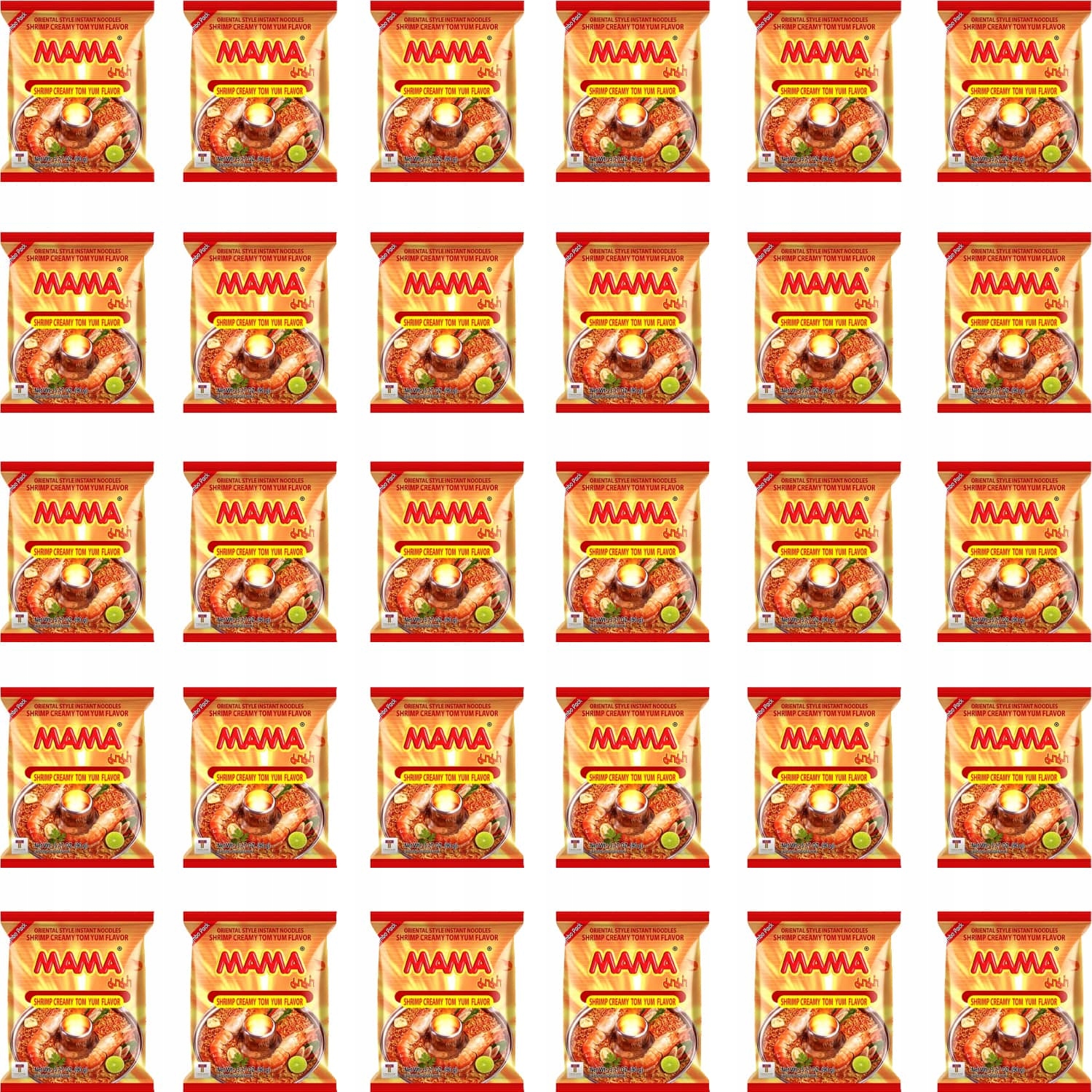 Karton Tajska Zupka Błyskawiczna Smak Krewetki Kremowe Tom Yum 30x55g Mama