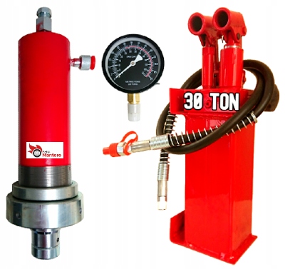 

Pompa + Siłownik Hydrauliczny + Manometr 30T Prasa