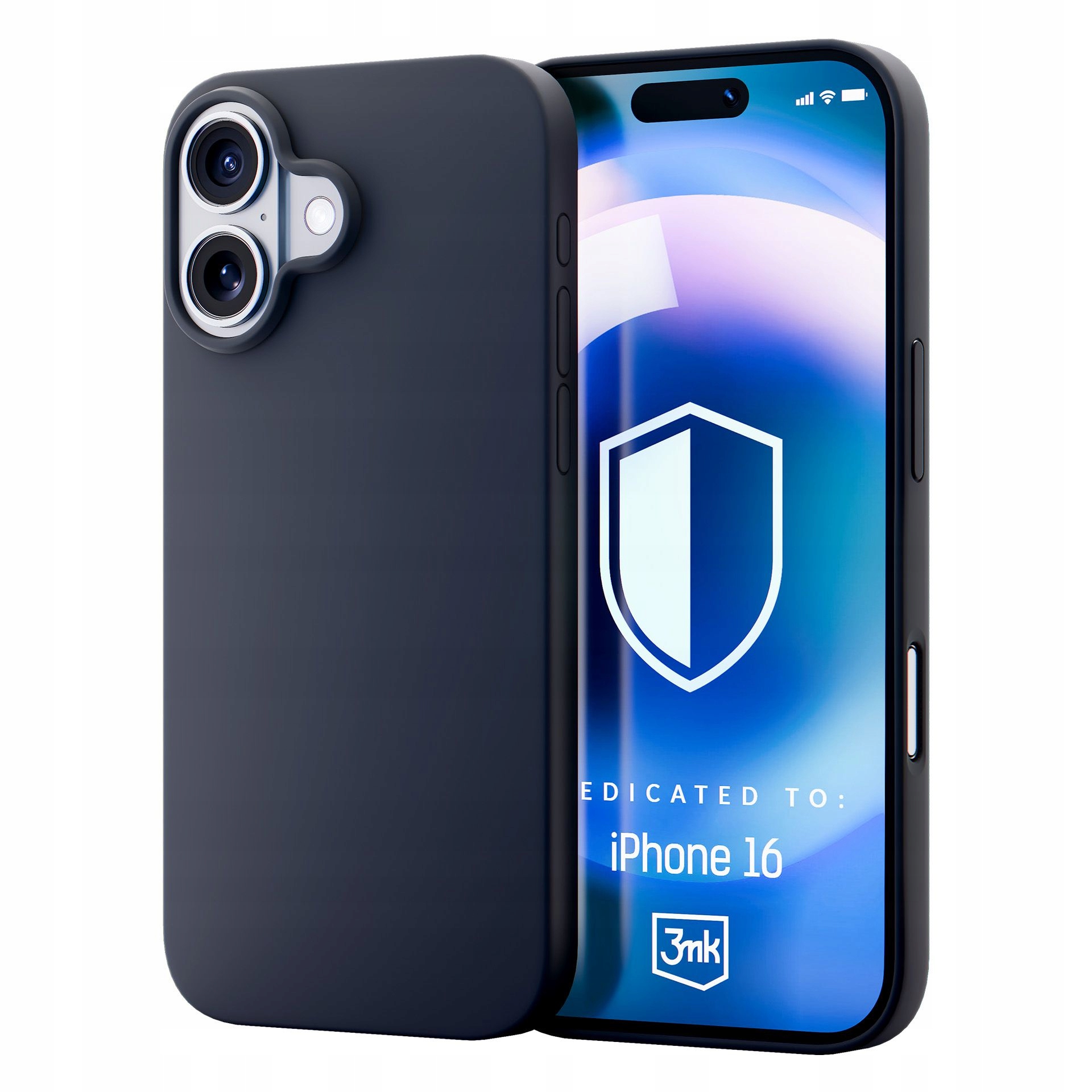 Etui Do Apple Iphone 16 3MK Hardy Silicone Magsafe Black