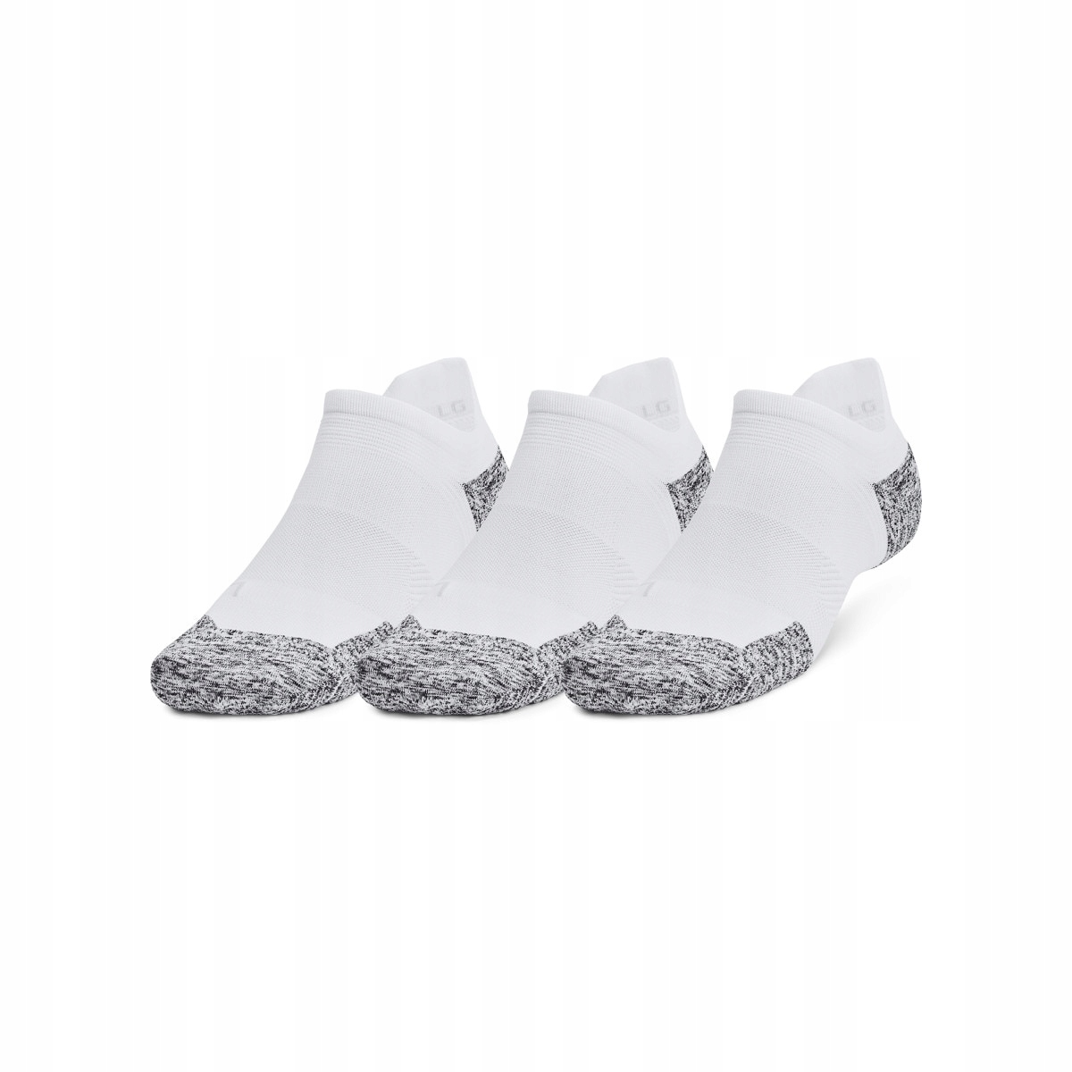 Under Armour Unisexové ponožky Ua Ad Run Cushion 3pk Ns bílá