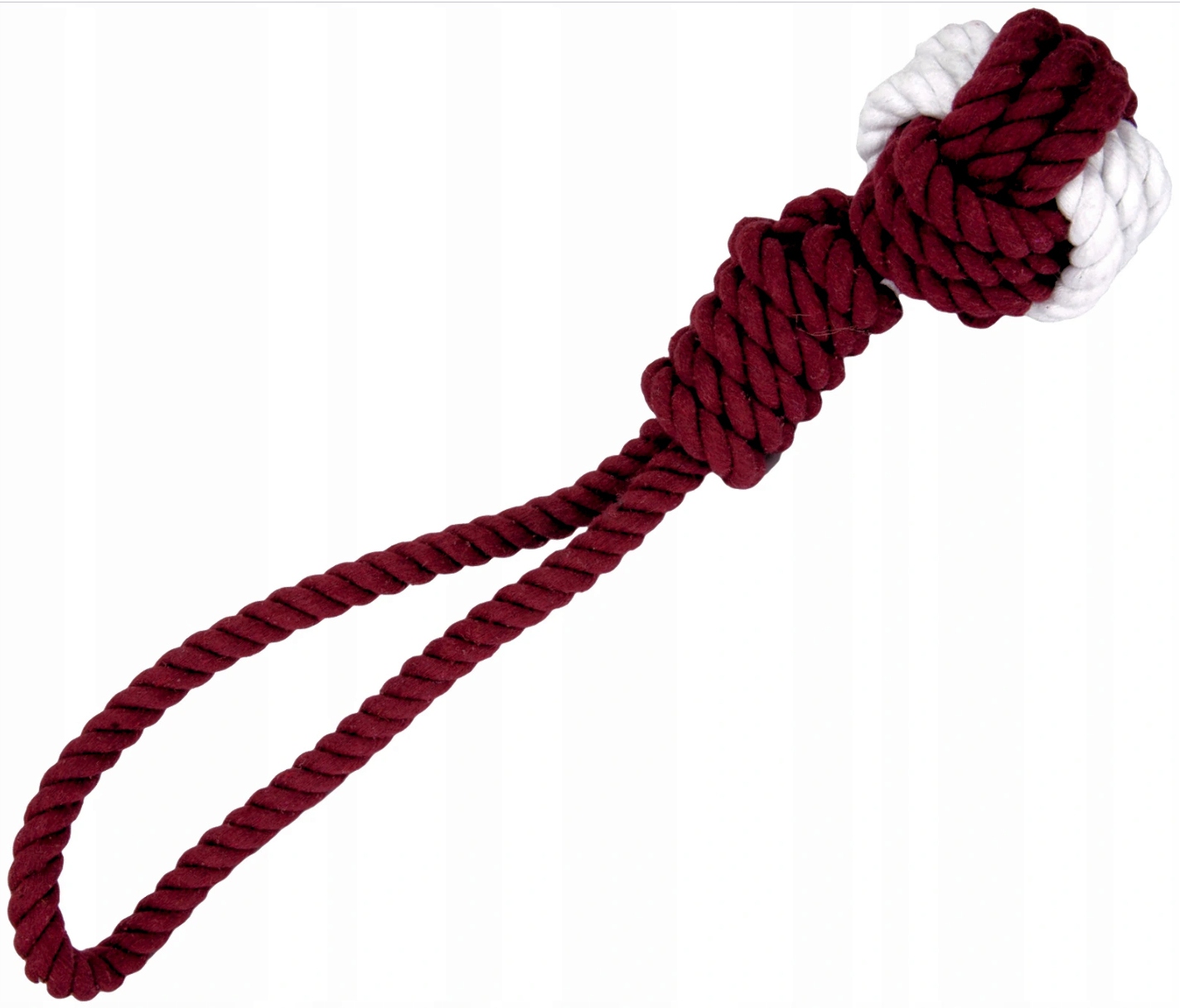 

Sznur Pleciony 43cm szarpak psa Bosmanka Pętla