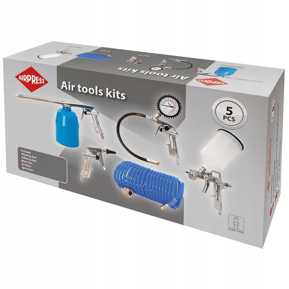 ZESTAW AKCESORIÓW PNEUMATYCZNYCH DO MALOWANIA I RO