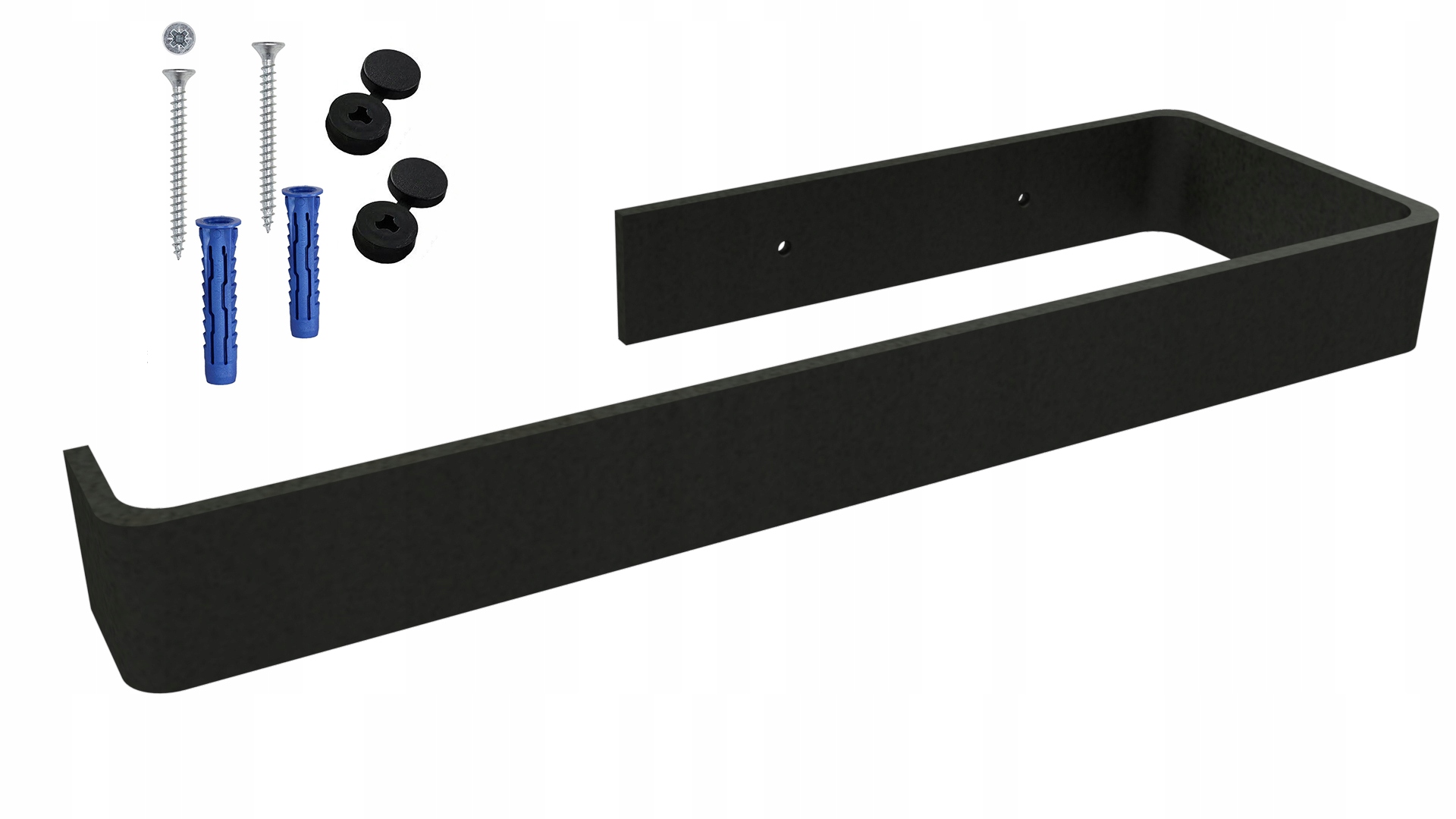 

Uchwyt na ręcznik papierowy Loft Czarny Hak