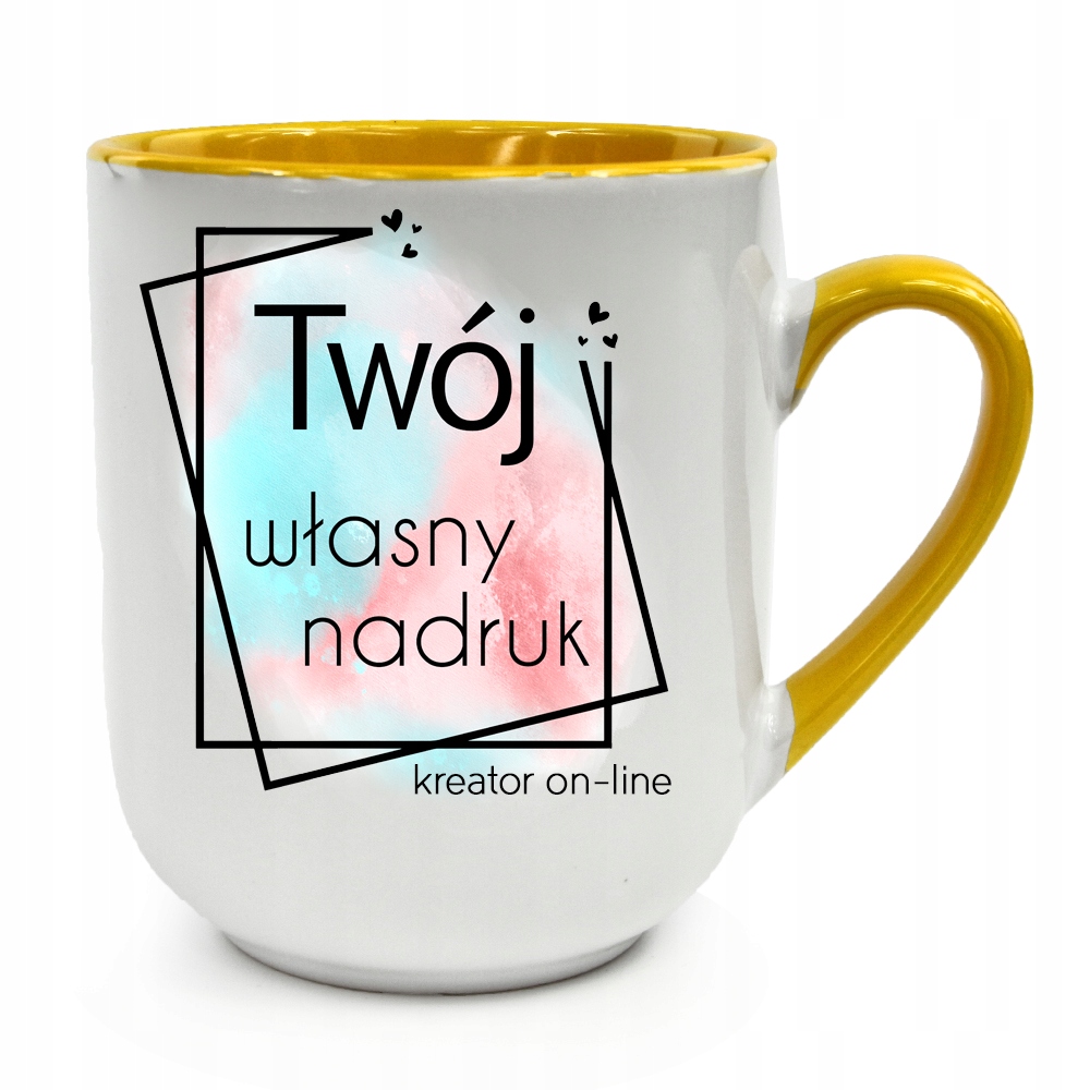 FOTO KUBEK Z WŁASNYM NADRUKIEM ZDJĘCIEM LOGO