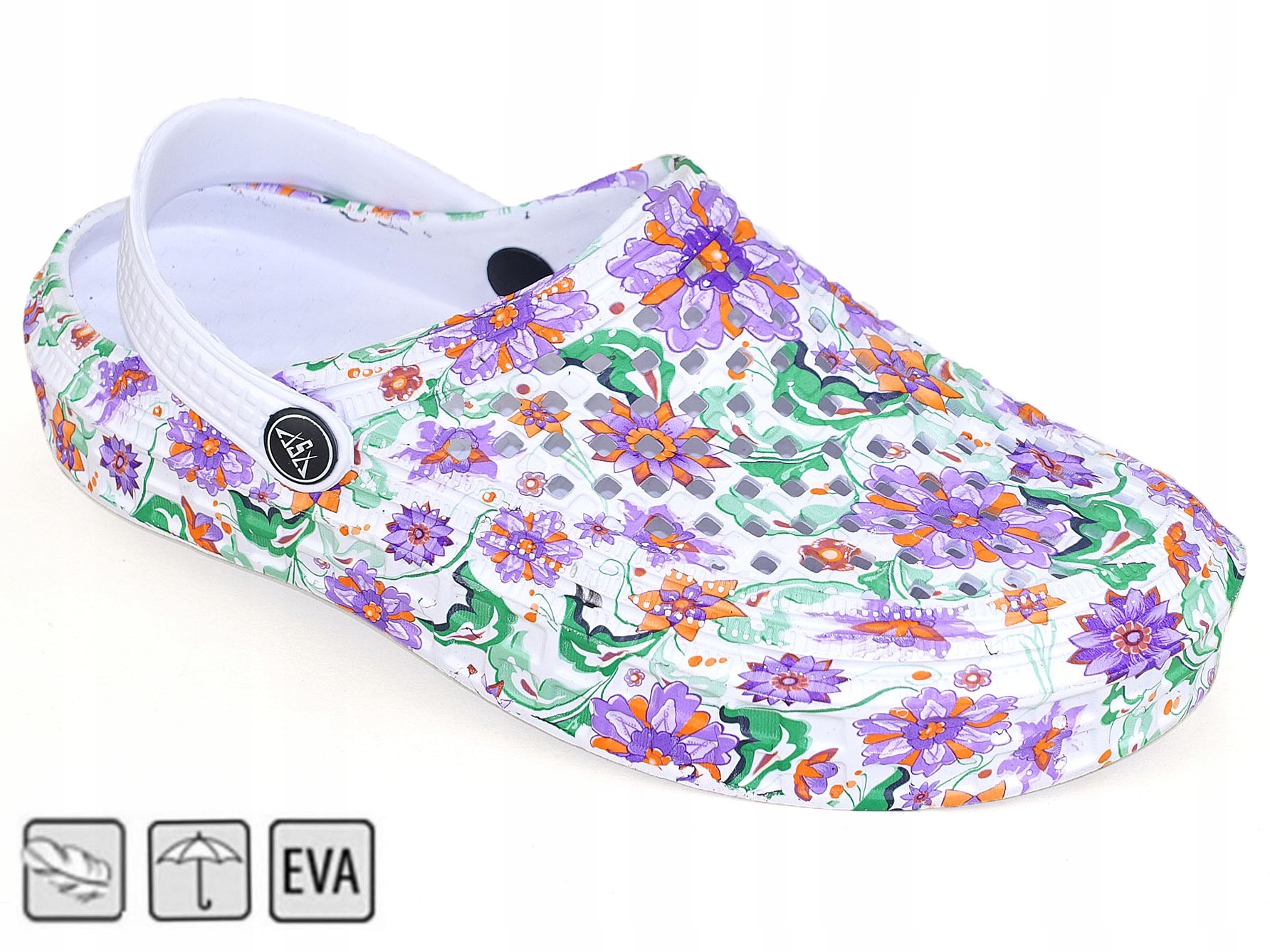 KROKSY KLAPKI SPORTOWE DAMSKIE OGRODOWE PIANKOWE