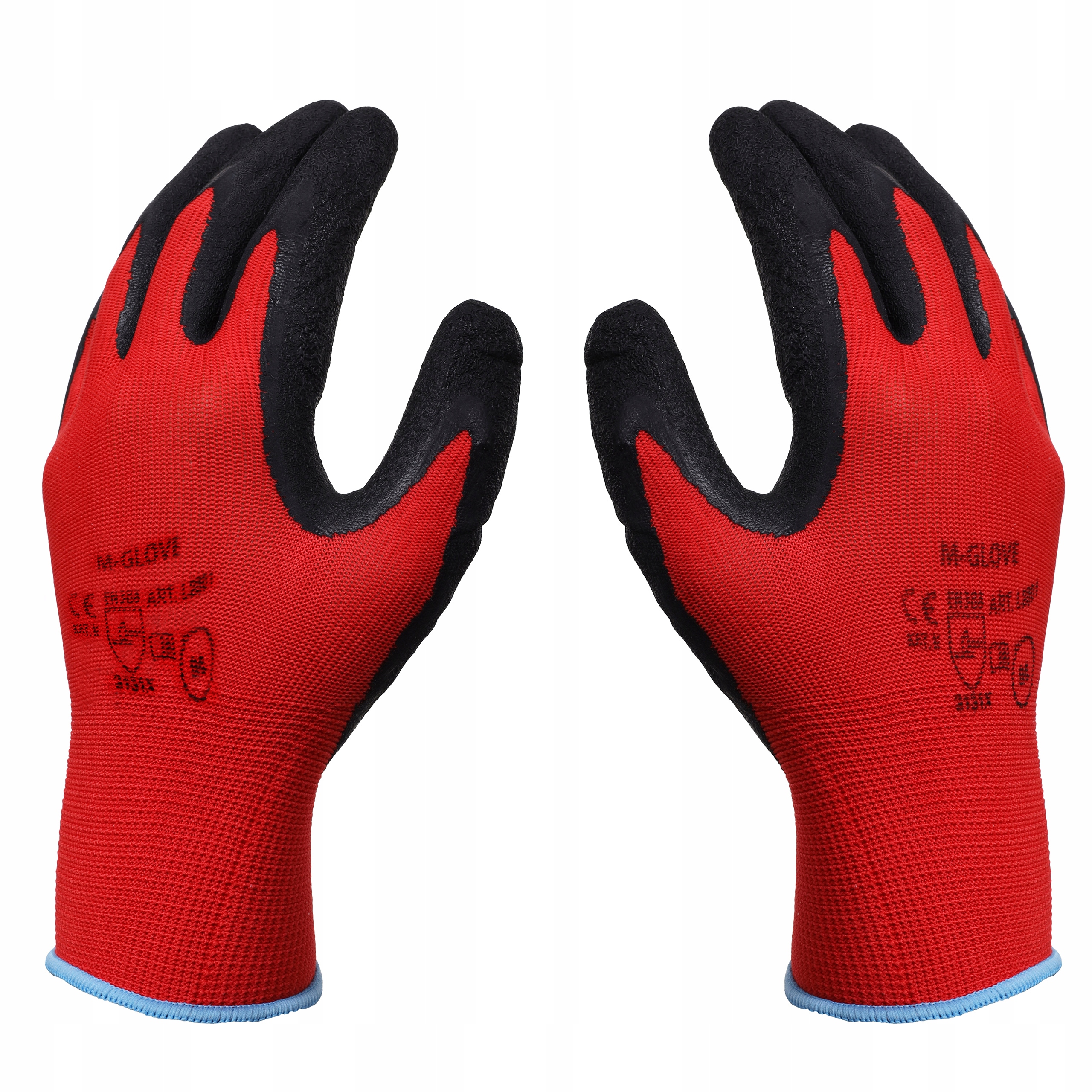 RĘKAWICE ROBOCZE RĘKAWICZKI POROWATE LATEX ROZ 8