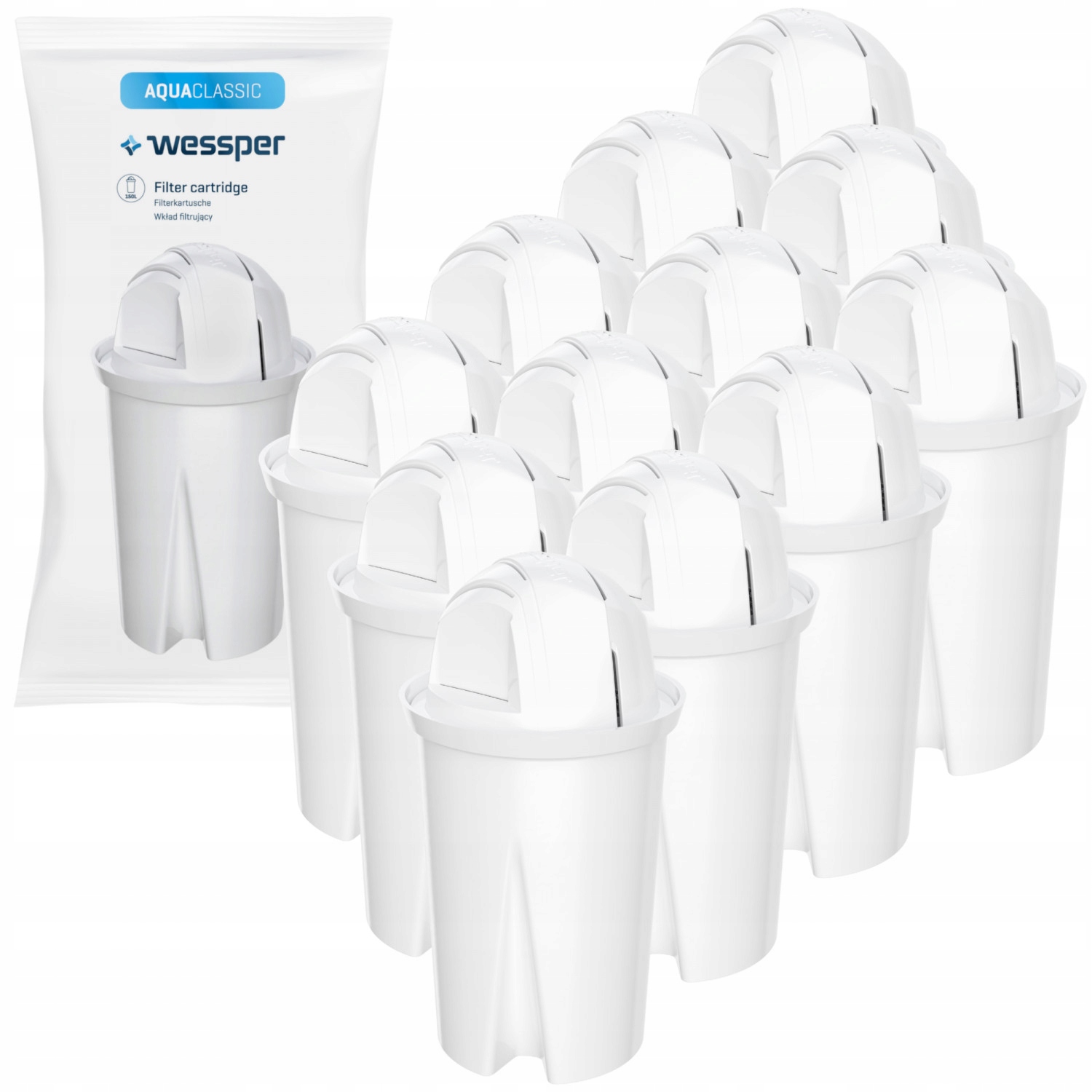 

12x Filtr wody Wessper do Aquaphor Dafi Zamiennik