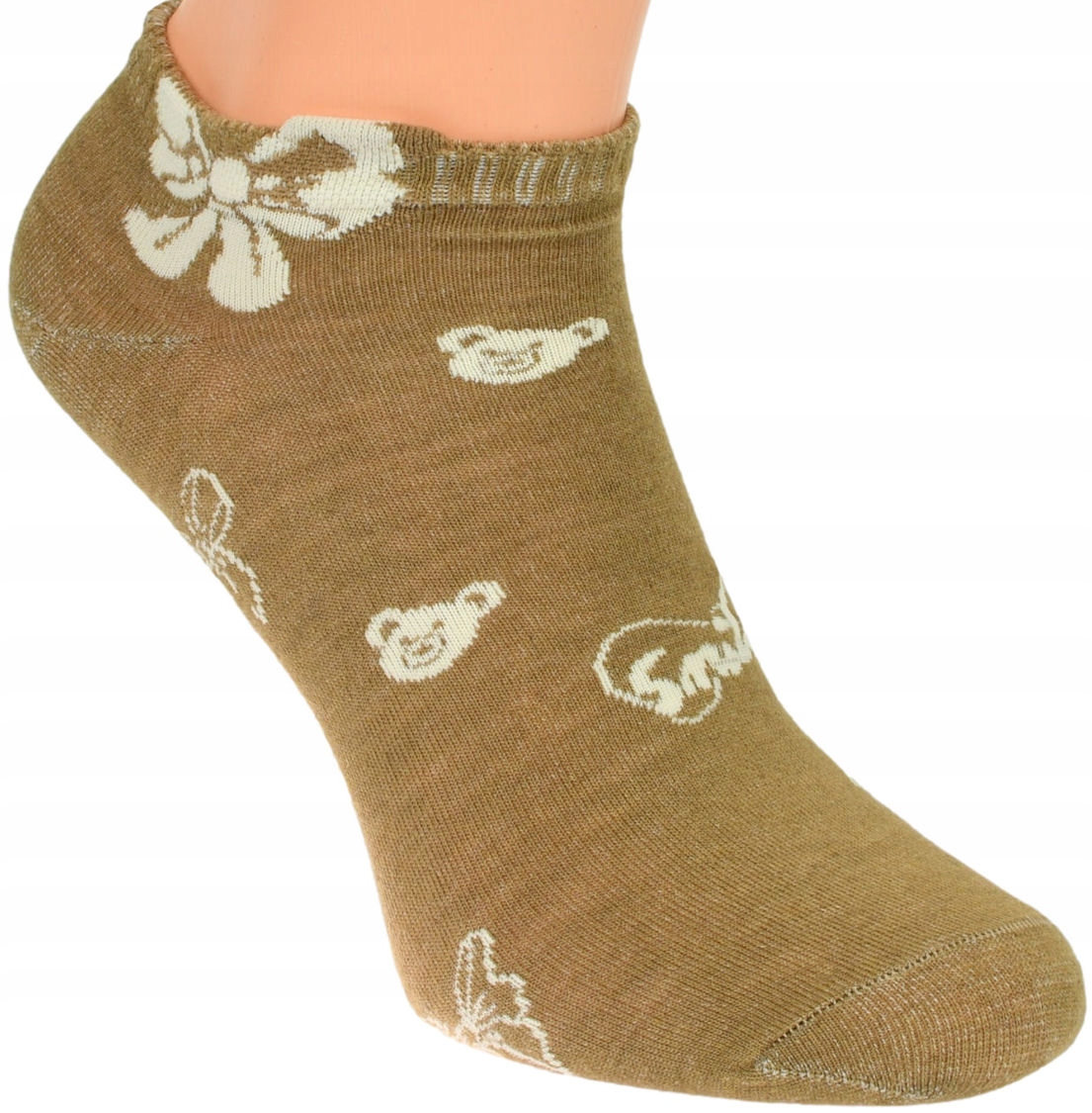 5 PAR SKARPETKI DAMSKIE BAWEŁNA PREMIUM KOLOROWE STOPKI WZORY JAKOŚCIOWE Rozmiar 39-41