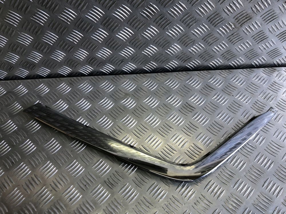 MERCEDES W140 хромированная накладка бампера левая передняя 91