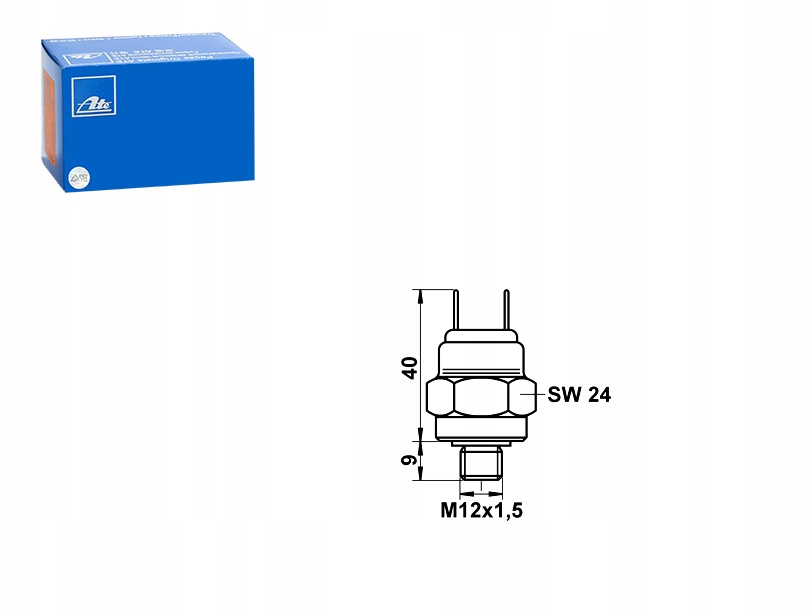 428443 ATE KLOCKI HAMULCOWE PRZELACZNIK CISNIENIOWY ATE 10.0522-4002.1 SZT Producent części ATE