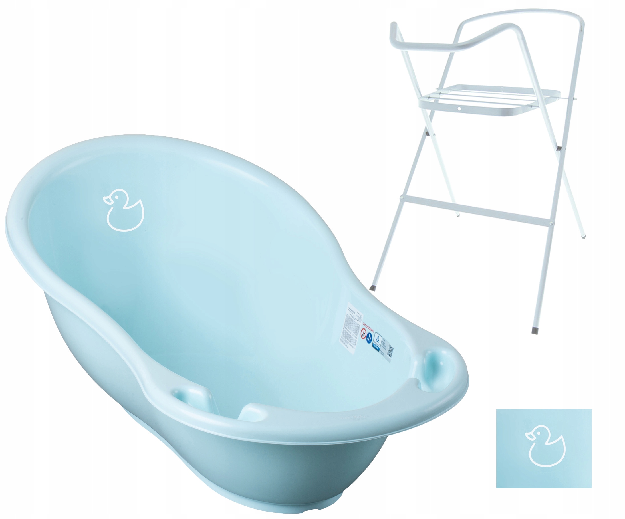 WANIENKA DLA DZIECKA TEGA BABY "ZESTAW 2w1" DO KĄPIELI WANNA DUŻA + STOJAK Rodzaj klasyczna