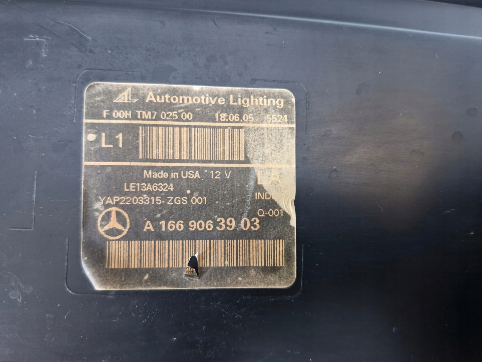 light left Mercedes GLE W166 W292 Full led ILS black