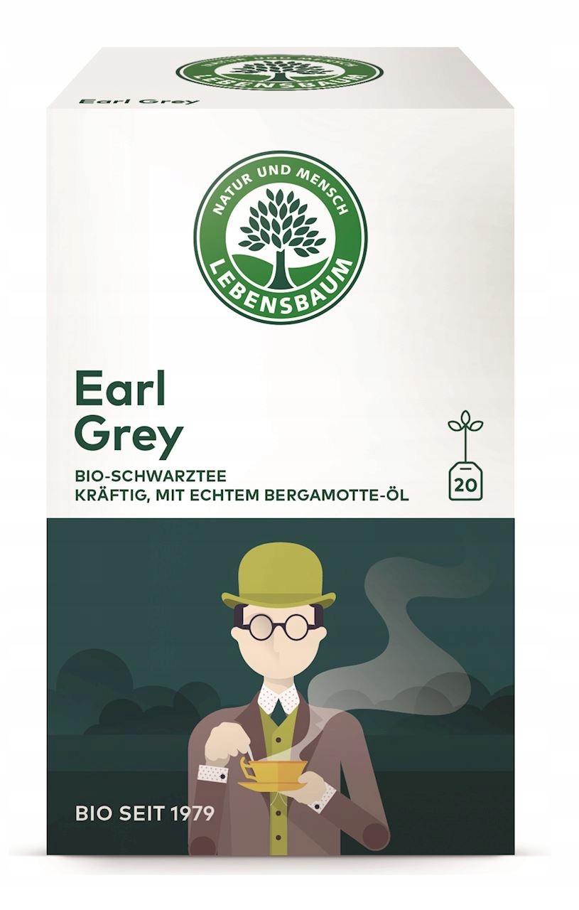 Lebensbaum Čaj earl grey expresní Bio (20 x 2 g) 40 g