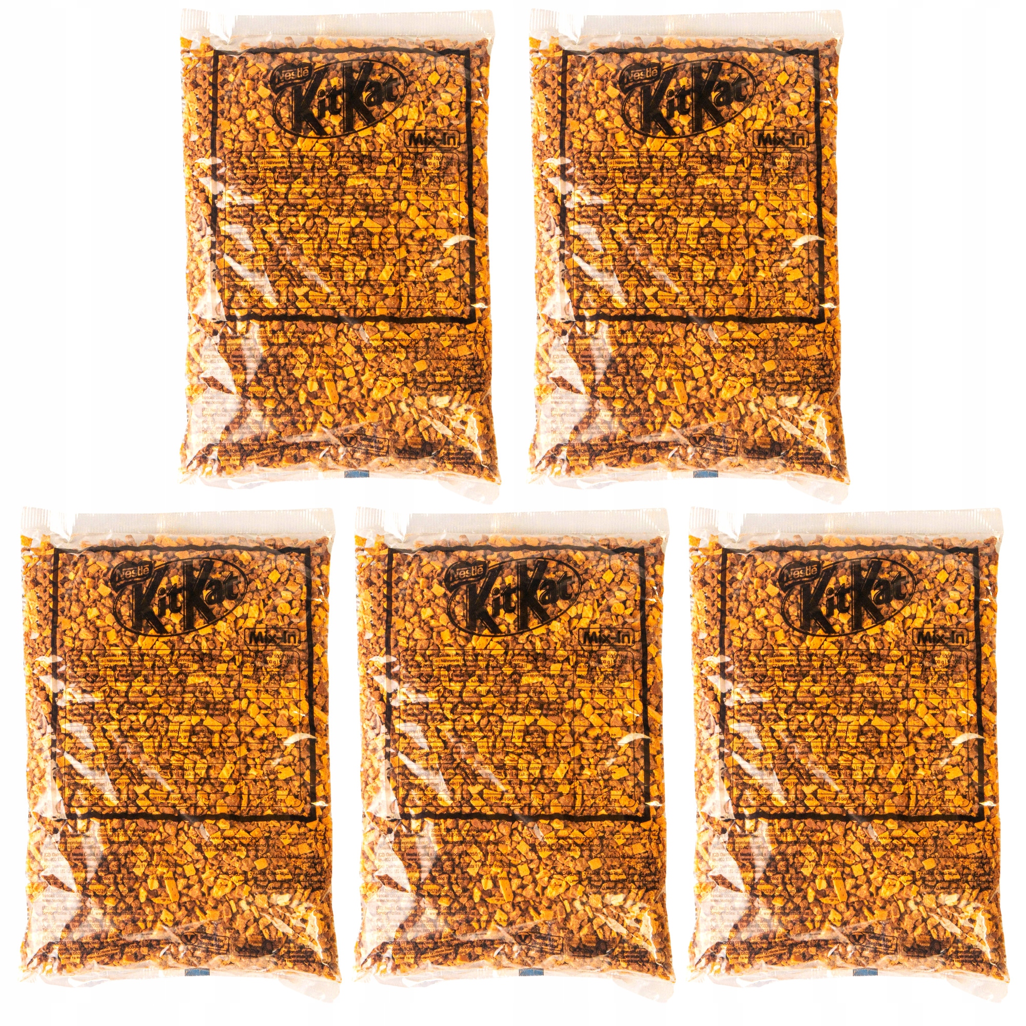 Posypka do lodów deserów gofrów Kit Kat 5 x 400G XXL flurry czekoladowa