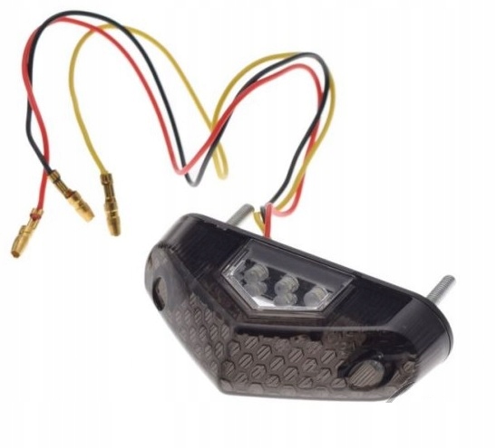 LAMPA DYMIONA MOTOCYKLOWA TYŁ LED HOMOLOGACJA STOP