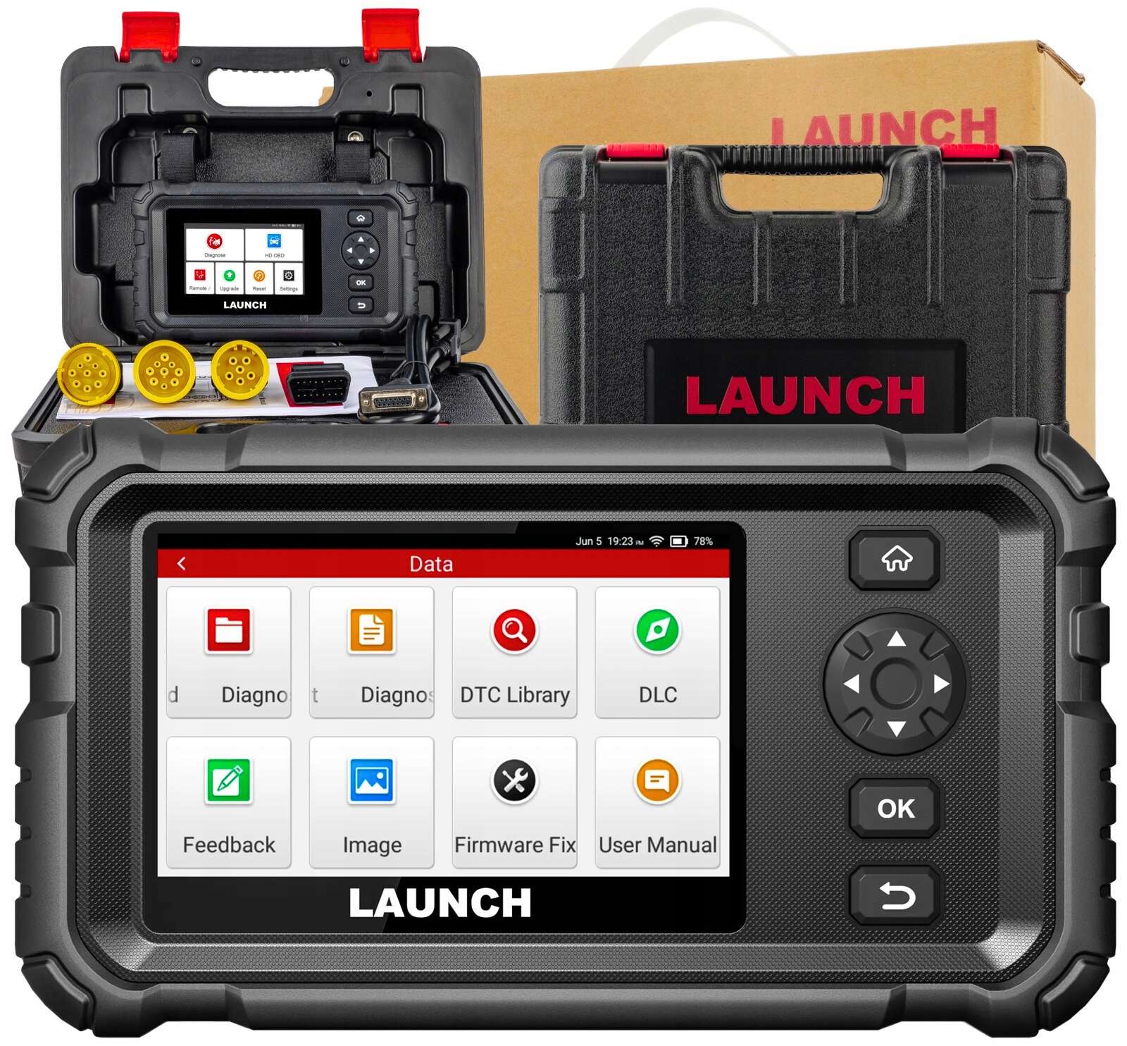 Tester Diagnostického Rozhrania Launch CRP129 Hd Nákladné Stavebné Stroje