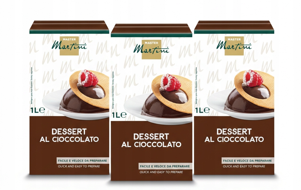 Al Cioccolato - Czekoladowy deser 1L Włoski Gotowy Gęsty
