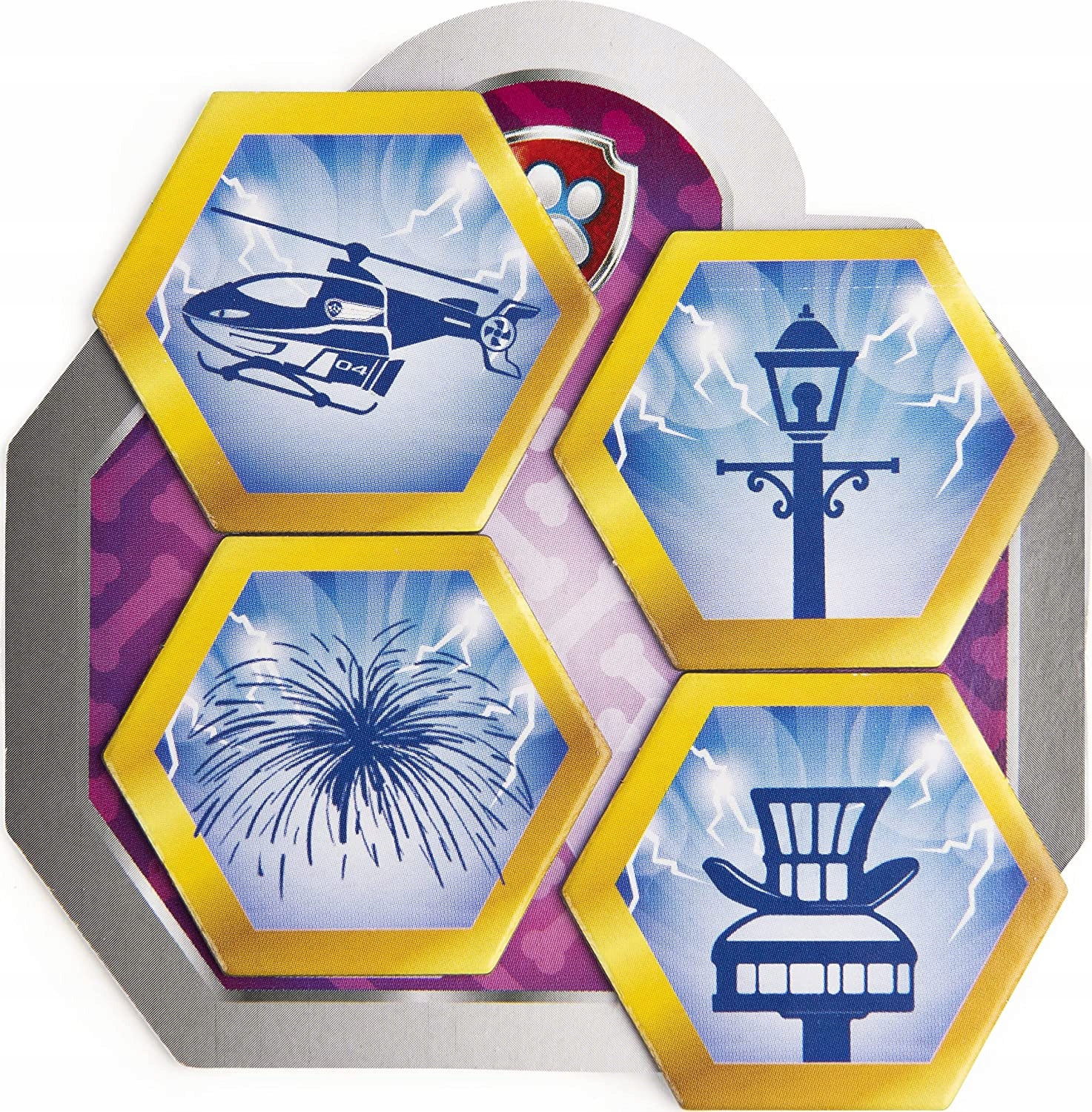 PSI PATROL GRA PLANSZOWA ADVENTURE CITY LOOKOUT Materiał karton papier plastik