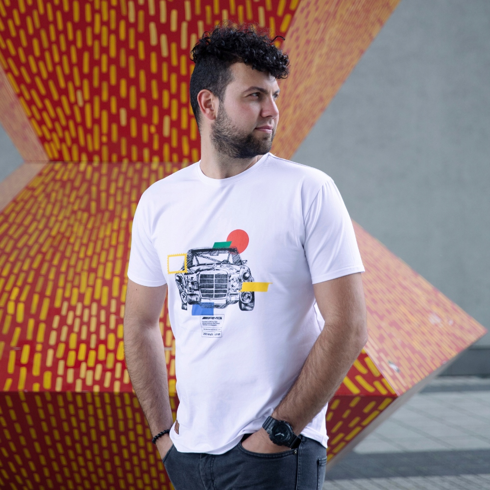 KOSZULKA MĘSKA MERCEDES-AMG 300SEL - S Rozmiar S