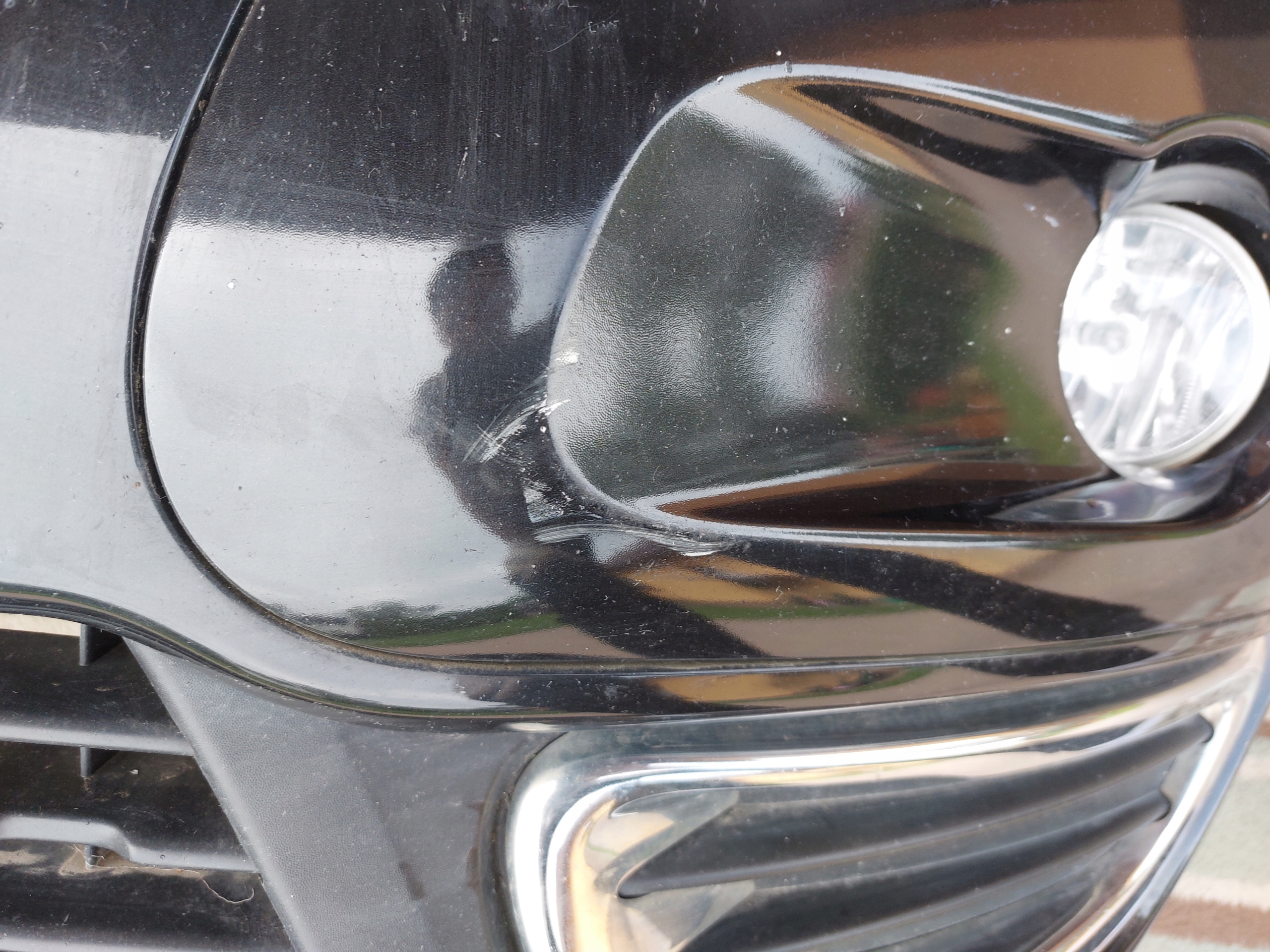 bumper front CITROEN C3 PICASSO 08-12r black