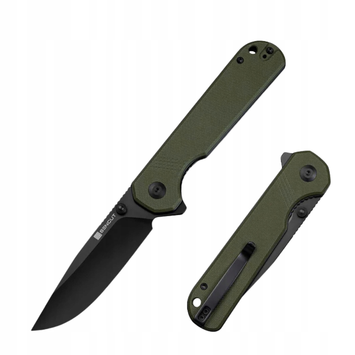 Zavírací Nůž Sencut Aetheris Ivory Flipper Edc Nerezová ocel 9Cr18MoV.