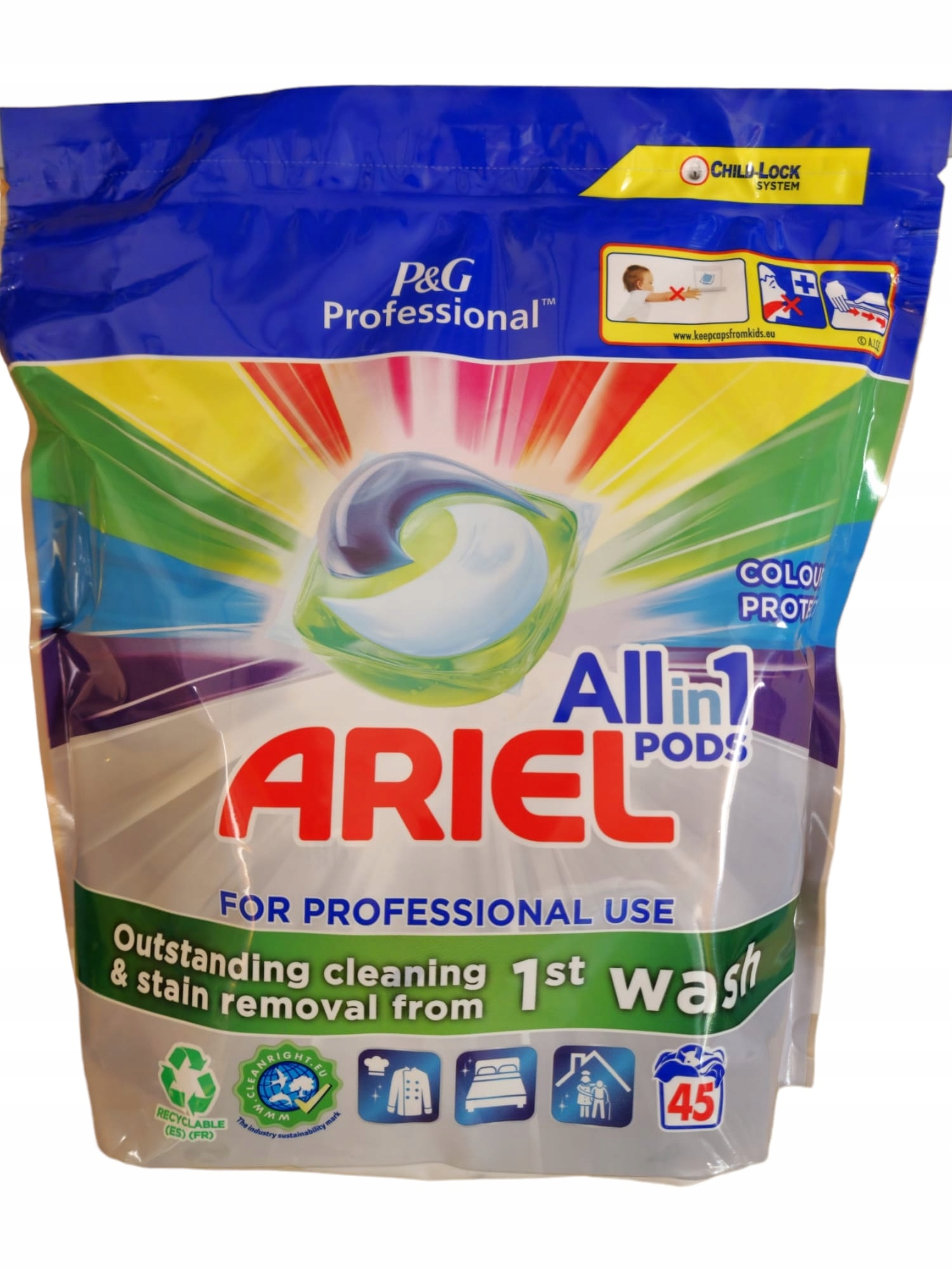 Levně Ariel ALLIN1 Color Protect Kapsle barva 45KS /931,5G Houbička Fr